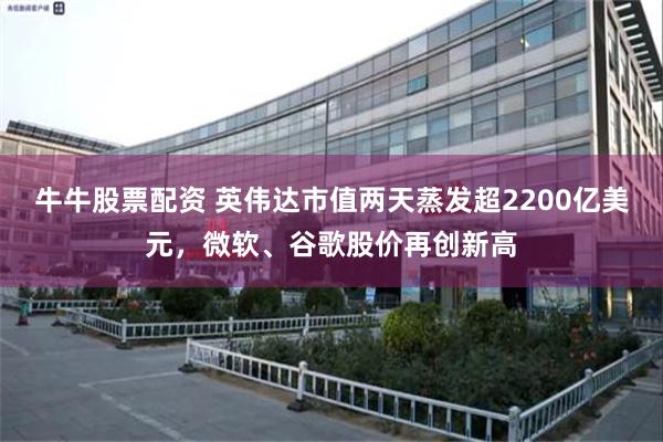 牛牛股票配资 英伟达市值两天蒸发超2200亿美元，微软、谷歌股价再创新高